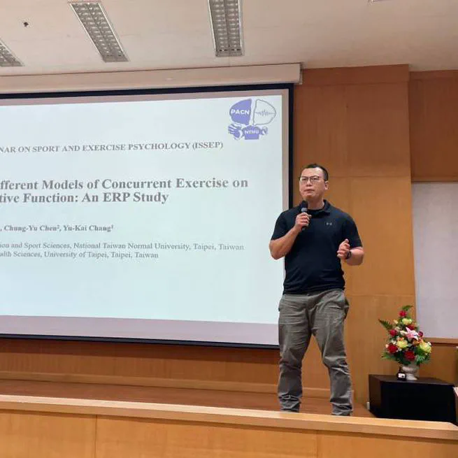 1st time seminar presentation in National Taiwan Normal University Department of Physical Education and Sport Sciences