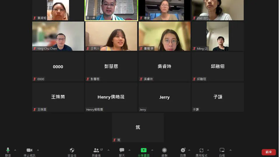 陳映竹擔任惠瑜慈善協會課後輔導志工